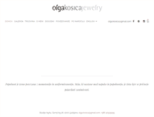 Tablet Screenshot of olgakosica.com